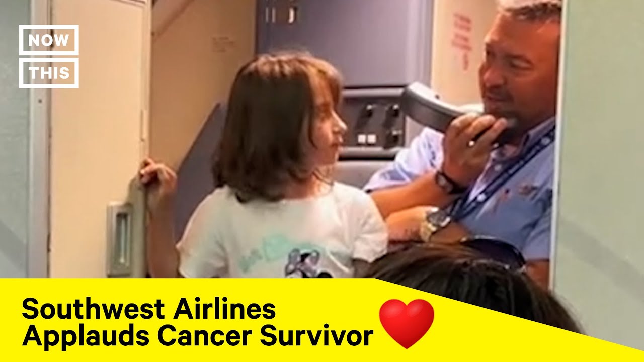 Southwest Airlines Crew Celebrates 6 Year Old Cancer Survivor