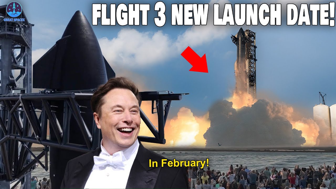 Spacex Just Officially Announced Starship Flight 3 Launch Date. | Spacex