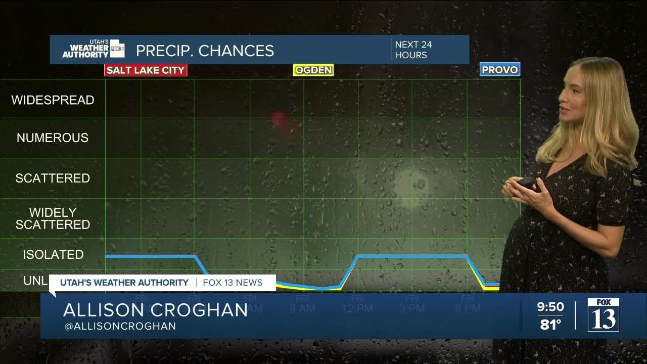 Still Chance Of Showers This Week! – Thursday, August 24 | Utah News