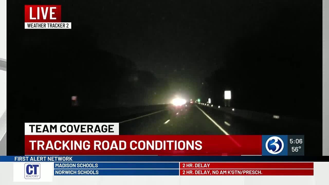 Team Coverage: Weather Tracker Takes A Look At Roads On I 95 In New Haven