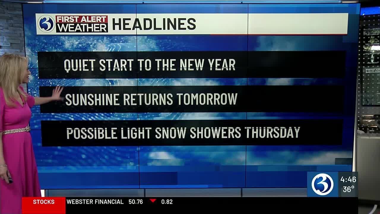 Technical Discussion: Mostly Clouds For New Years Day, Some Snow Possible Later This Week…