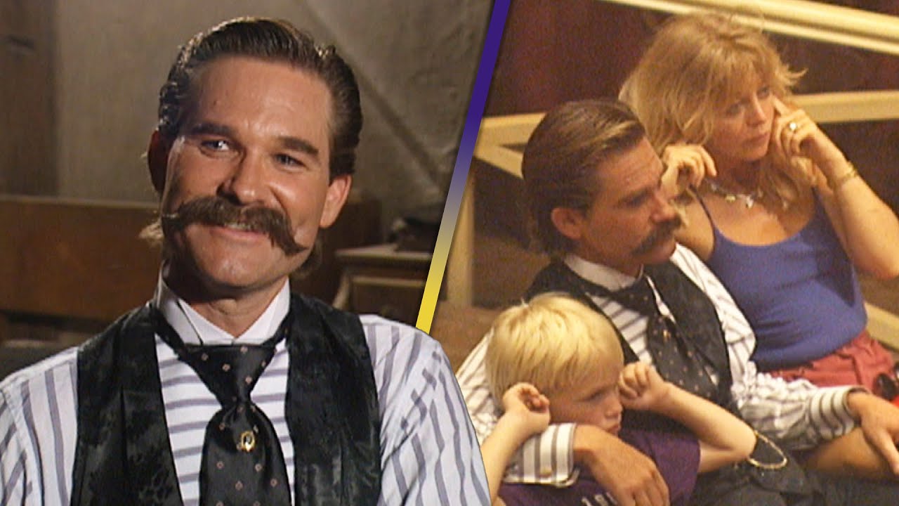 Tombstone: Kurt Russell’s Son Wyatt And Mom Goldie Hawn Visit The Set (flashback)