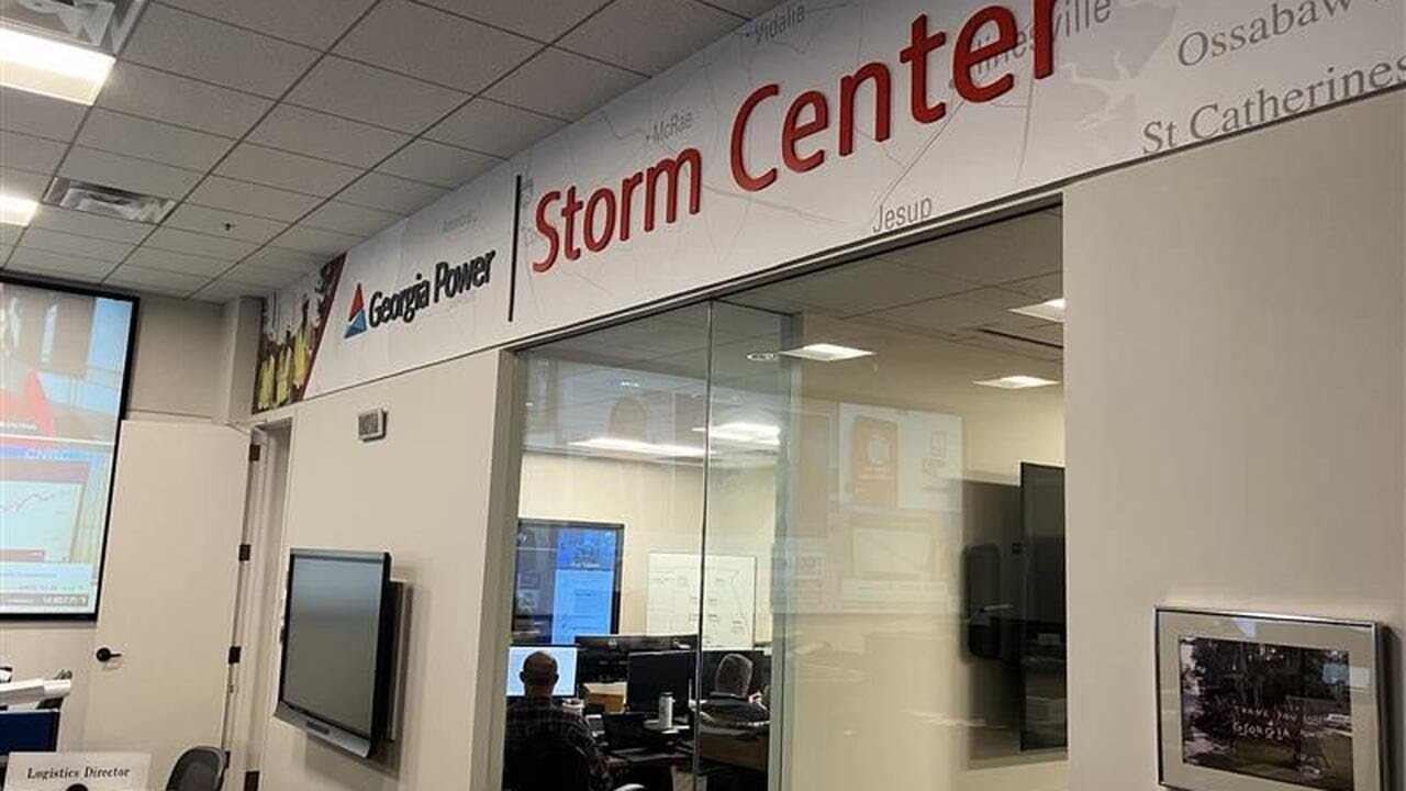 Tracking The Storm Inside The Georgia Power Storm Center