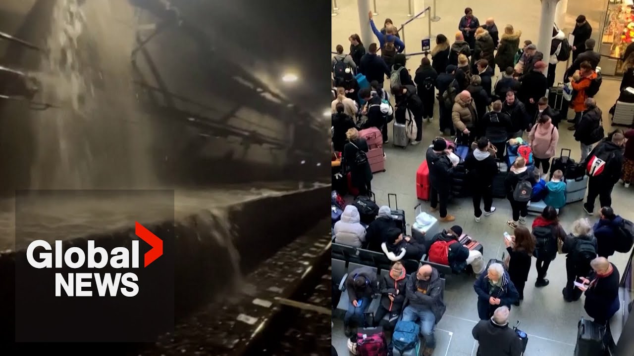 Travellers Stranded As Eurostar Cancels Trains After Tunnel Flood In London