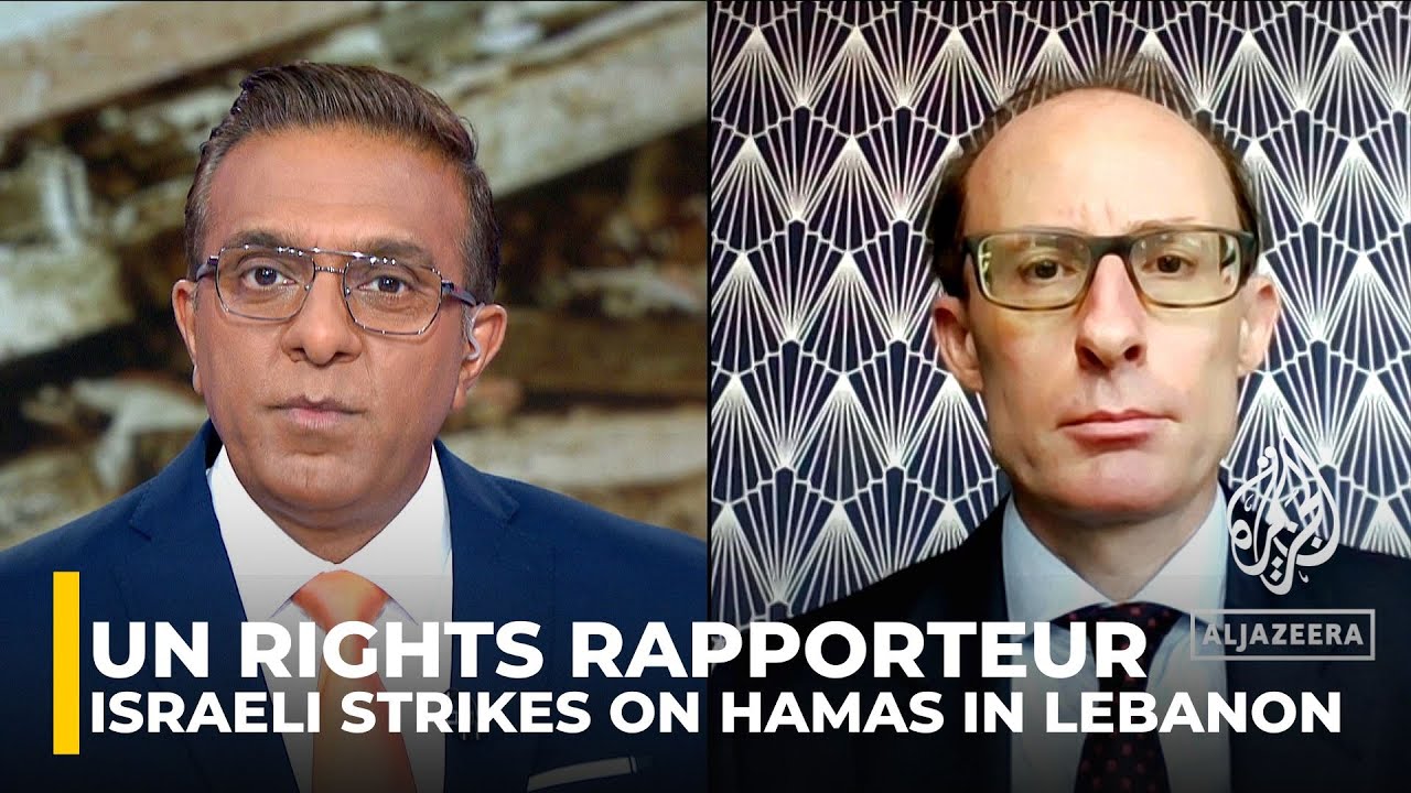 Un Rights Rapporteur: Israeli Strikes On Hamas In Lebanon Breach International Law