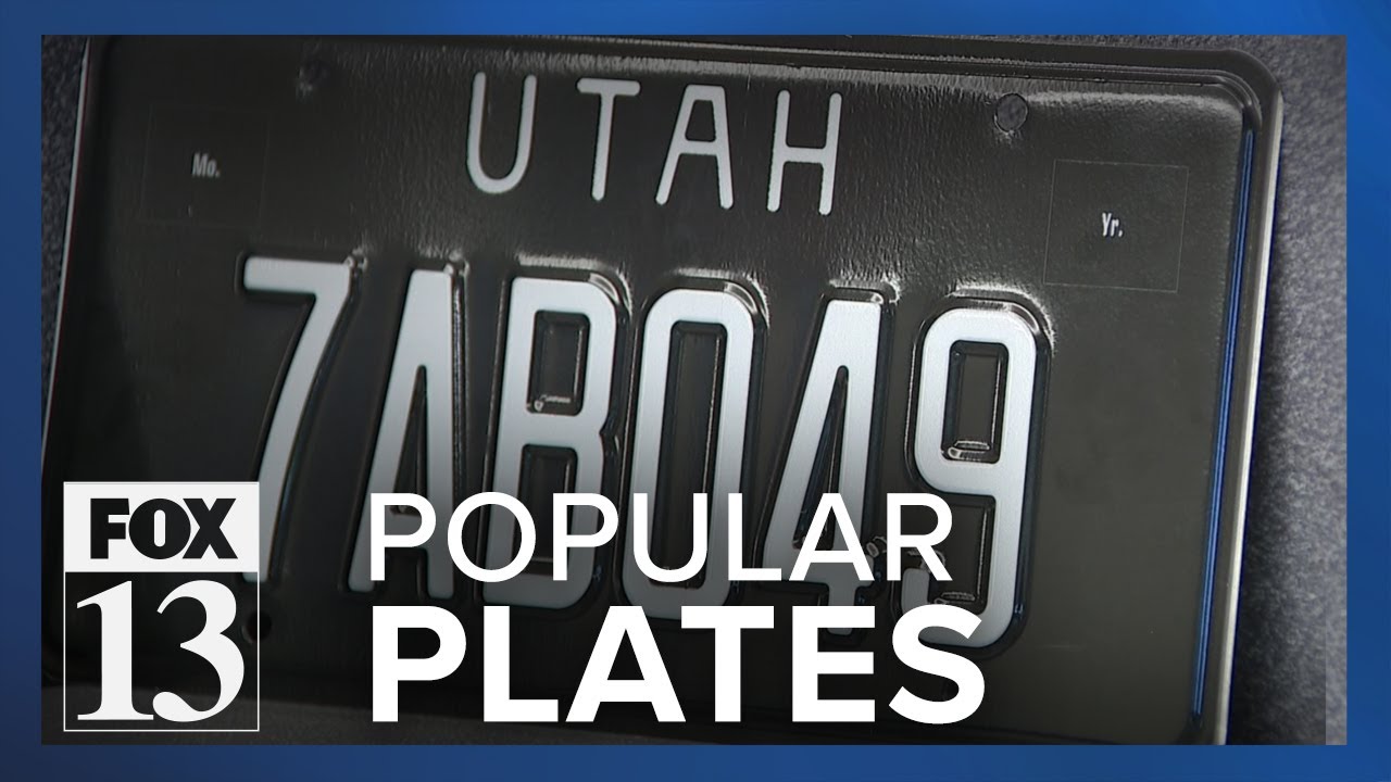 Utah’s New License Plate Is So Popular, There’s A Waitlist For It | Utah News