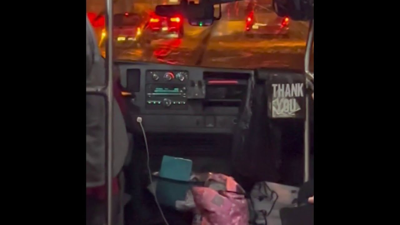 Video Inside Shuttle Bus Shows Flooding Inside Tunnels Near Detroit Metro Airport | Detroit News