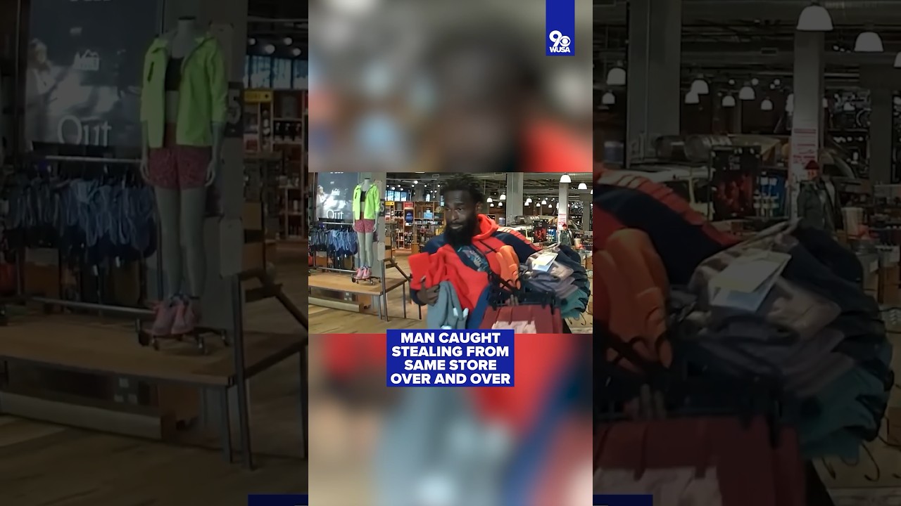 Video: Man Caught Stealing From Same Clothing Store Over And Over Again