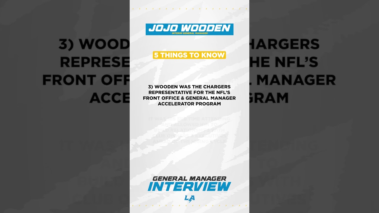 We’ve Completed An Interview With Jojo Wooden For General Manager