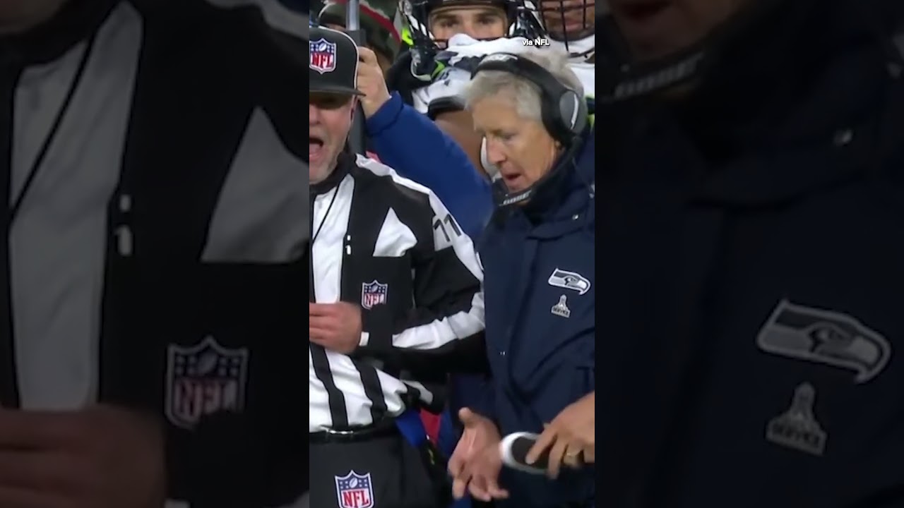 When Pete Carroll Couldn’t Find The Challenge Flag 😂 #shorts