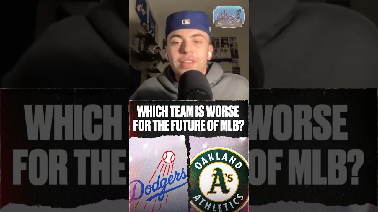 Who’s Worse For Baseball??? 🤔 #dodgers #mlb #oaklandathletics #nba #warriors