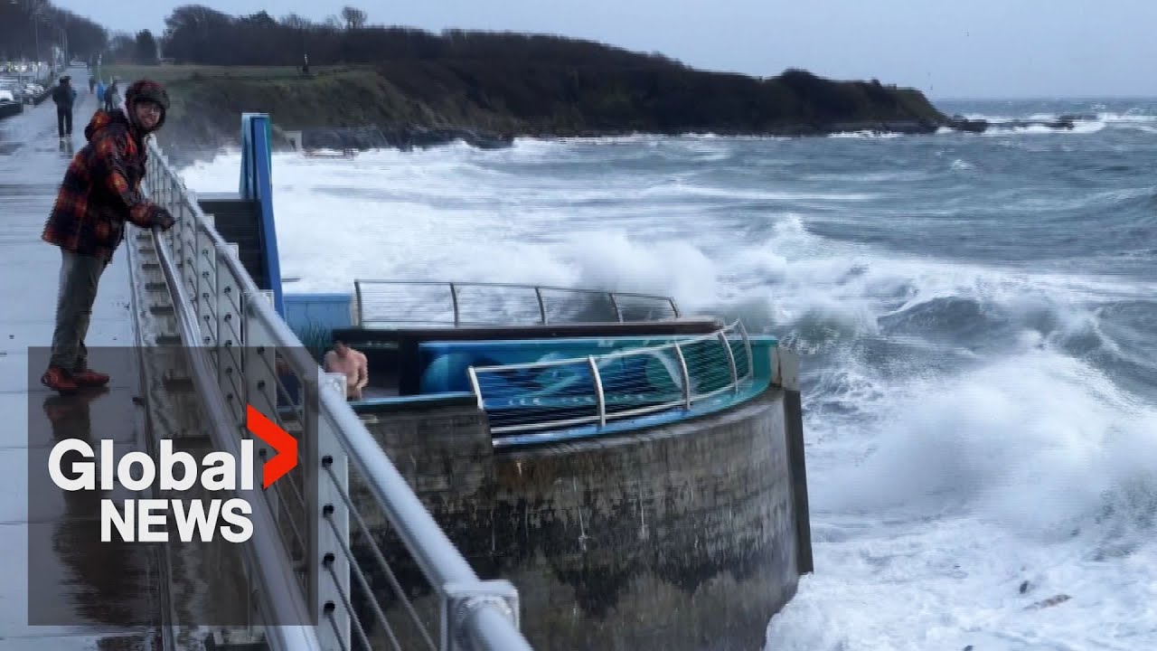 Winter Storm Hammering Bc Coast Brings Strong Winds, Large Waves, High Tides And Coastal Flooding