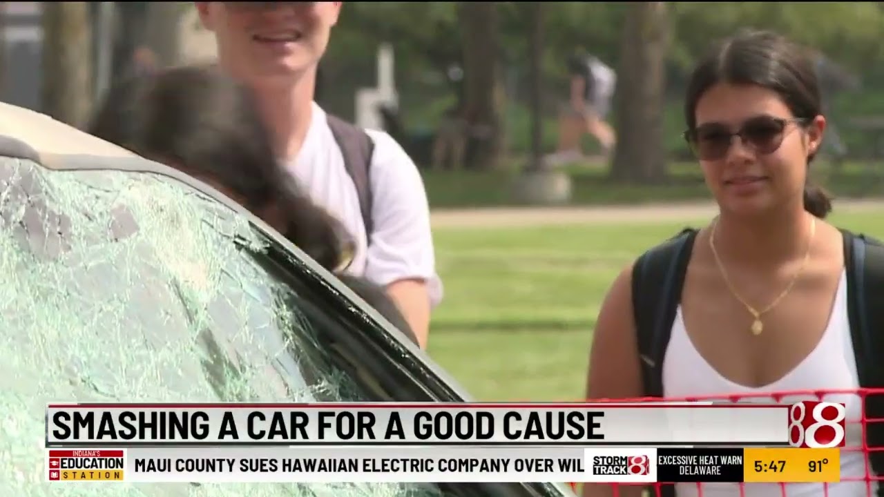 Smashing A Car For A Good Cause